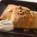 Pumpkin Ravioli with Salted Caramel Whipped Cream