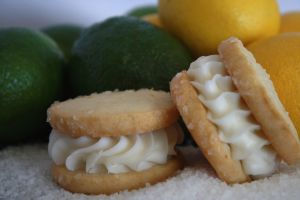 Margarita Sandwich Cookies from Vanilla Bean Unique Cookies