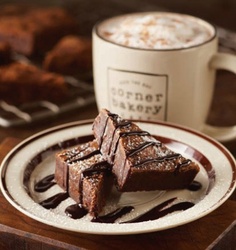 A Fudge Brownie from the Corner Bakery Cafe