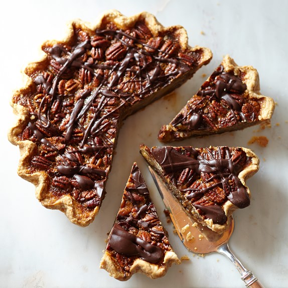 Dark Chocolate Pecan Pie from Sweetie-licious Bakery Café (Michigan) - Photo Courtesy of Williams-Sonoma's web site