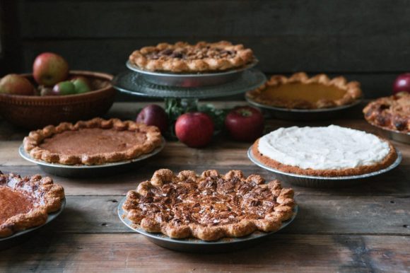 A Display of Pies from the Three Babes Bakeshop (San Francisco, CA) - Photo Courtesy of Colin Price and the Three Babes Bakeshop