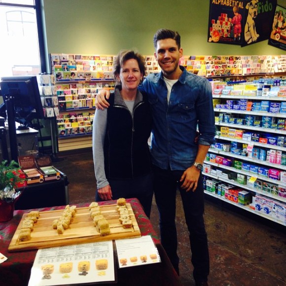 An Early In-Store Demo - Photo Courtesy of E&C's Snacks (Eden Prairie, MN)