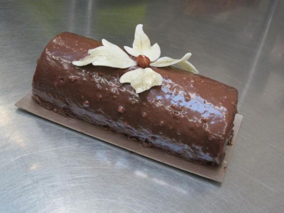 Caramel Chocolate Buche de Noel Cake, from Dufflet Pastries - Photo Courtesy of Dufflet Pastries (Toronto)
