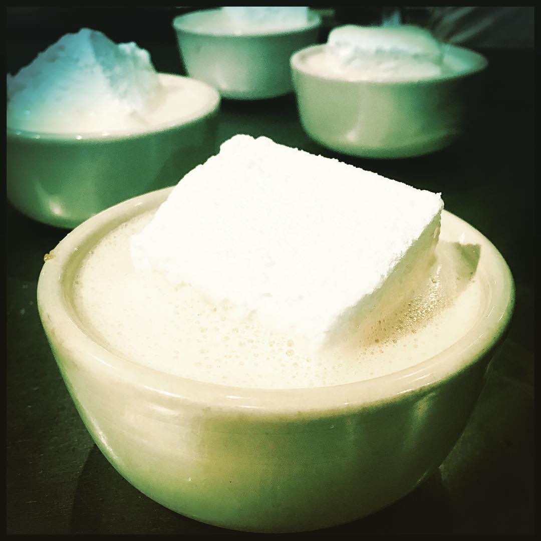 polar bear hot choolate with icebeg_marshmallow on top